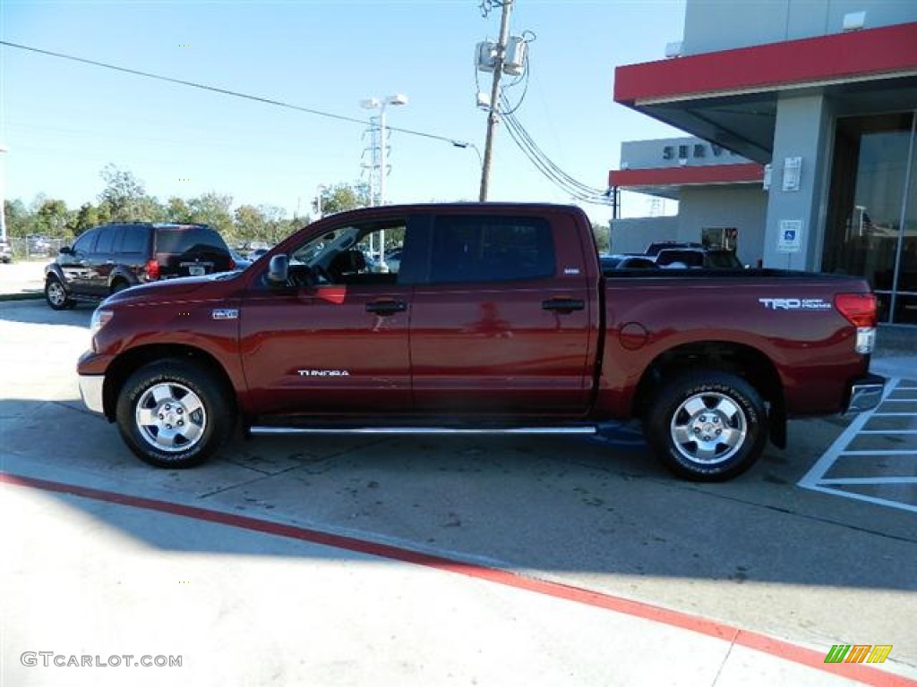 2010 Tundra TRD CrewMax - Salsa Red Pearl / Graphite Gray photo #8