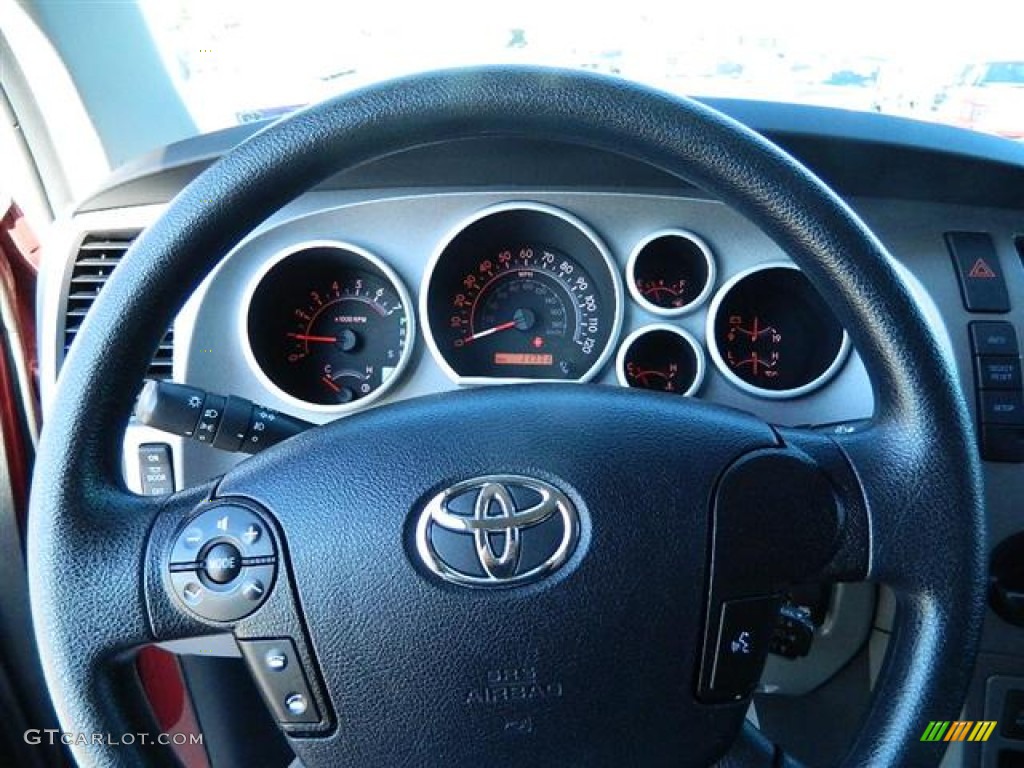 2010 Tundra TRD CrewMax - Salsa Red Pearl / Graphite Gray photo #21