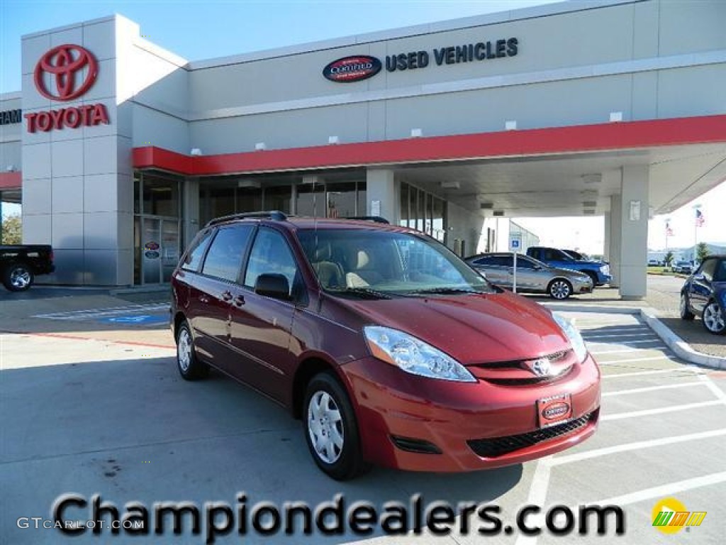 Salsa Red Pearl Toyota Sienna