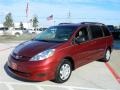 2010 Salsa Red Pearl Toyota Sienna LE  photo #7