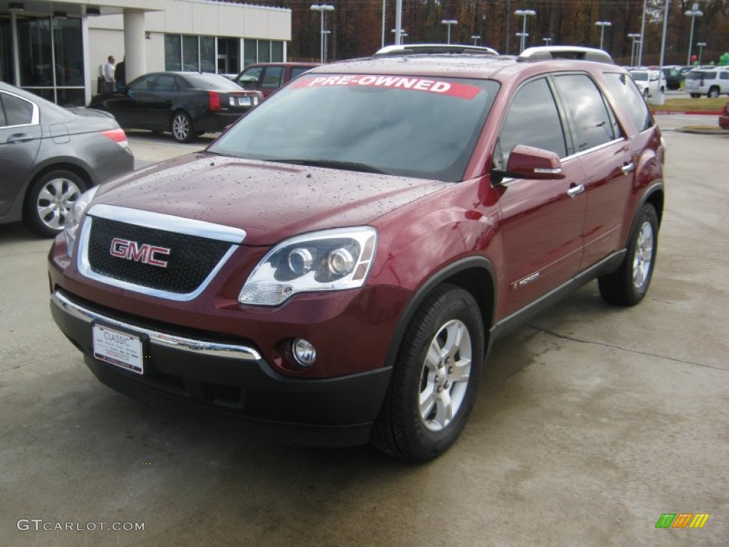 2007 Acadia SLT - Red Jewel Tintcoat / Titanium photo #1