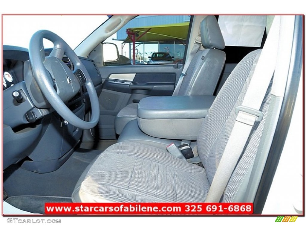 2008 Ram 1500 Lone Star Edition Quad Cab - Bright White / Medium Slate Gray photo #14