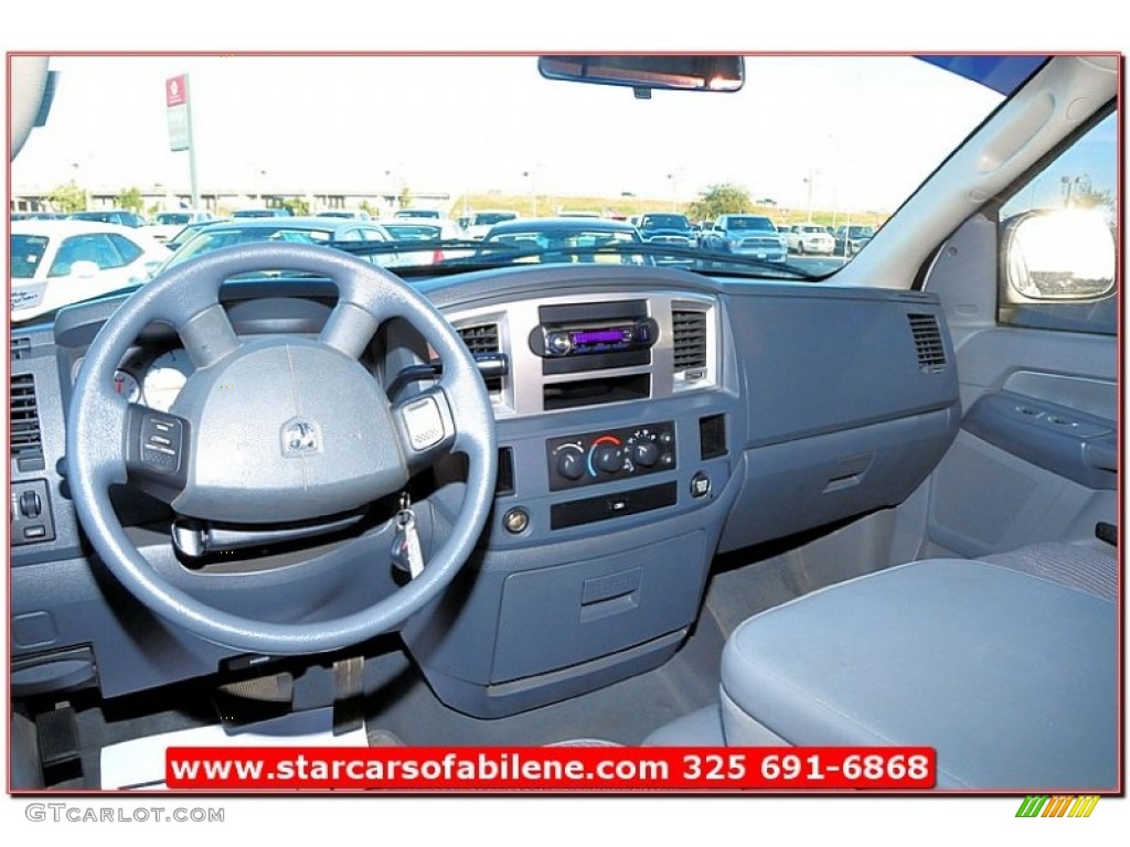 2008 Ram 1500 Lone Star Edition Quad Cab - Bright White / Medium Slate Gray photo #26
