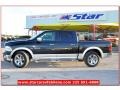 2009 Brilliant Black Crystal Pearl Dodge Ram 1500 Laramie Crew Cab  photo #2