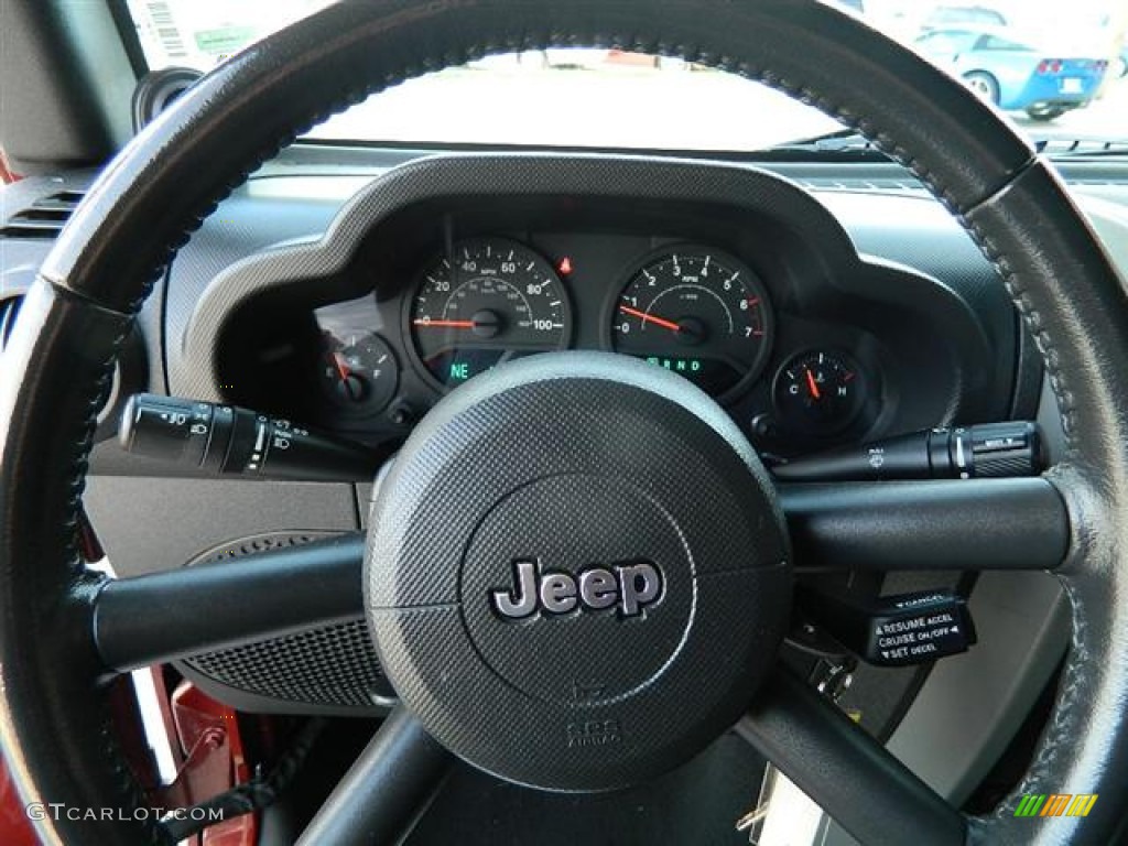 2009 Wrangler X 4x4 - Red Rock Crystal Pearl Coat / Dark Slate Gray/Medium Slate Gray photo #21