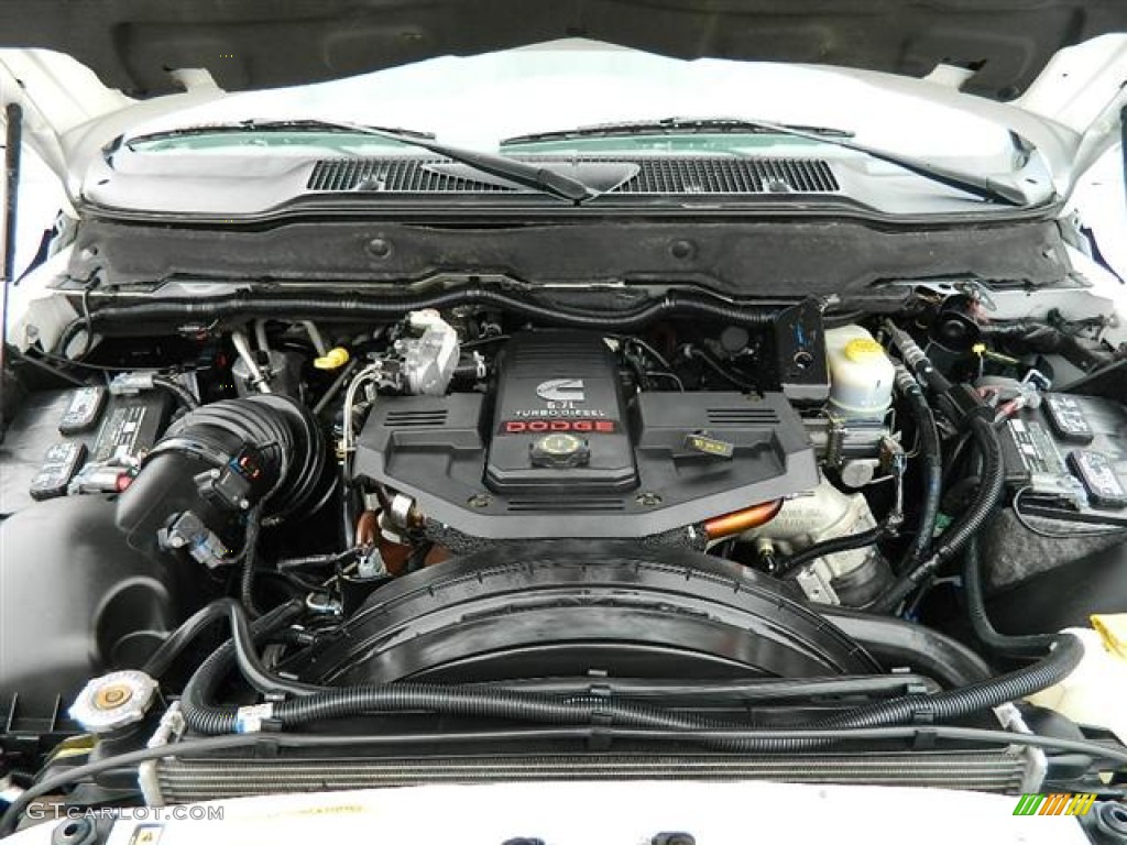2009 Dodge Ram 3500 ST Quad Cab Dually Engine Photos