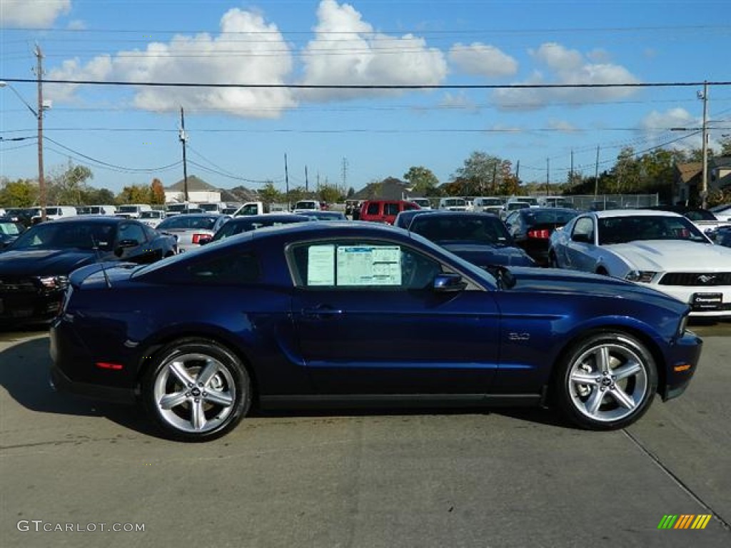 2012 Mustang GT Premium Coupe - Kona Blue Metallic / Charcoal Black photo #4