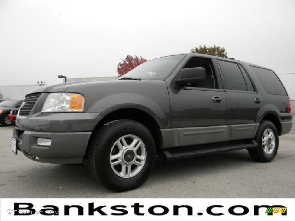 2003 Expedition XLT - Dark Shadow Grey Metallic / Flint Grey photo #1