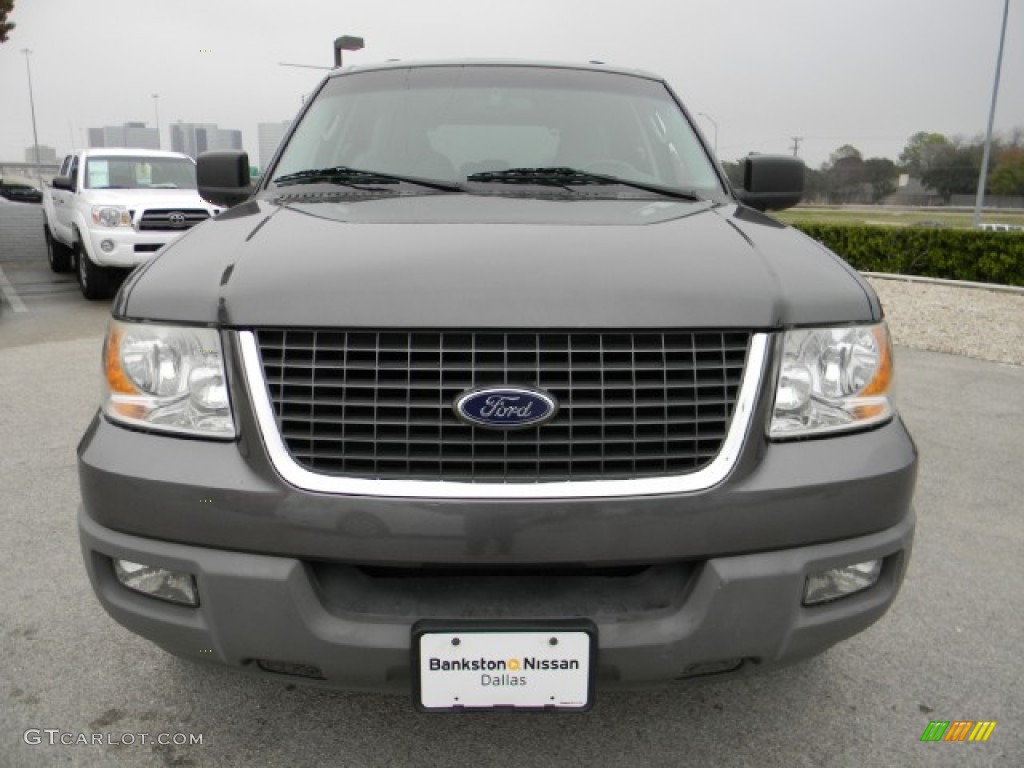 2003 Expedition XLT - Dark Shadow Grey Metallic / Flint Grey photo #2