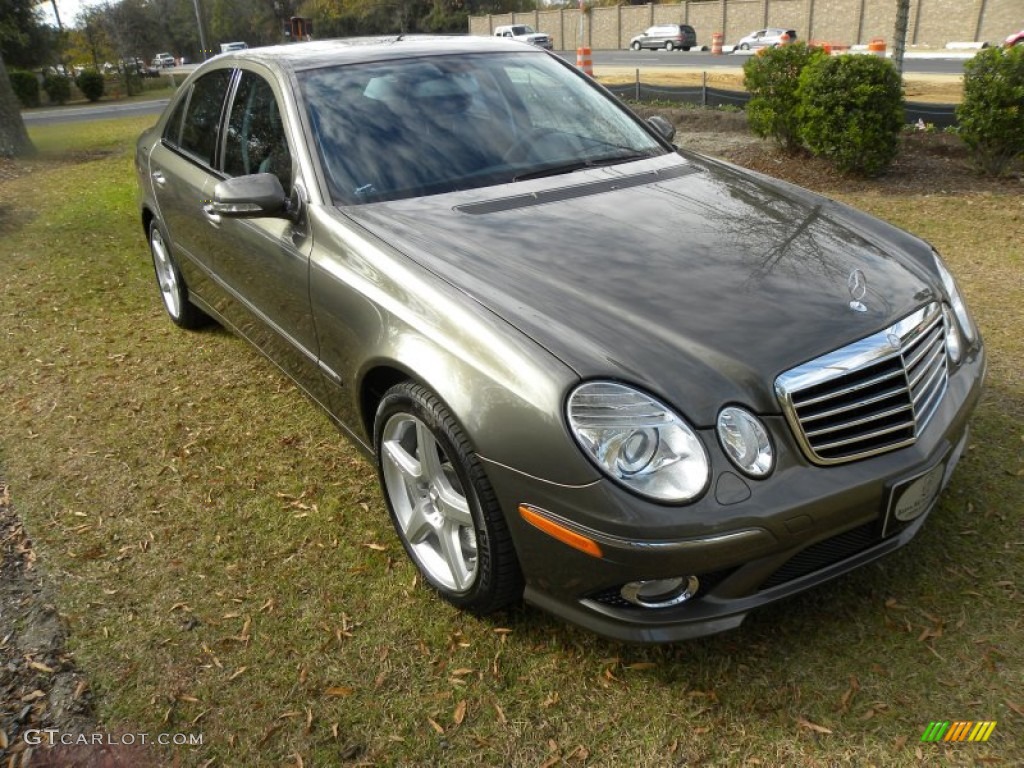 2009 E 350 4Matic Sedan - Flint Grey Metallic / Black photo #1
