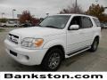 Natural White 2007 Toyota Sequoia Limited