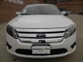 2012 White Platinum Tri-Coat Ford Fusion SEL  photo #2