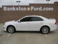 2012 White Platinum Tri-Coat Ford Fusion SEL  photo #4