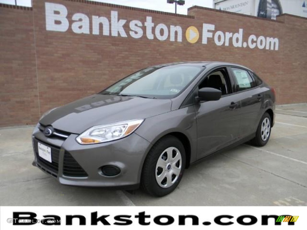 2012 Focus S Sedan - Sterling Grey Metallic / Charcoal Black photo #1