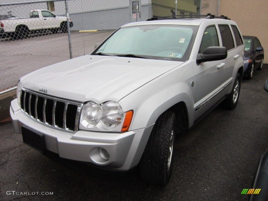 2007 Grand Cherokee Limited 4x4 - Bright Silver Metallic / Medium Slate Gray photo #3