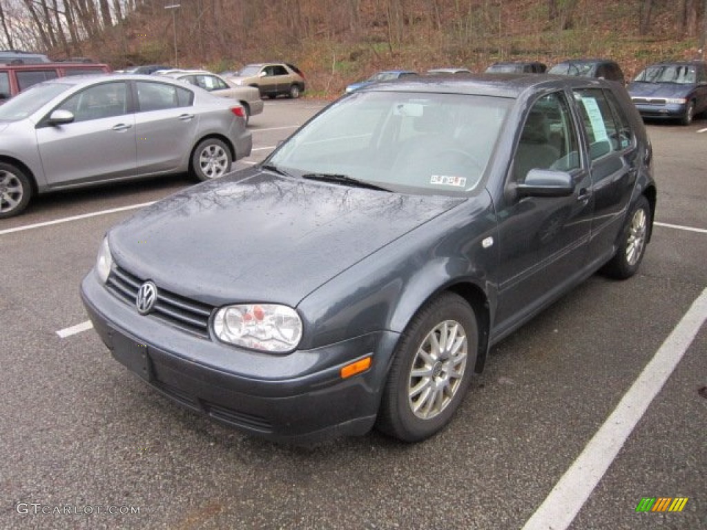 2006 Golf GLS 4 Door - Blue Anthracite Metallic / Grey photo #3