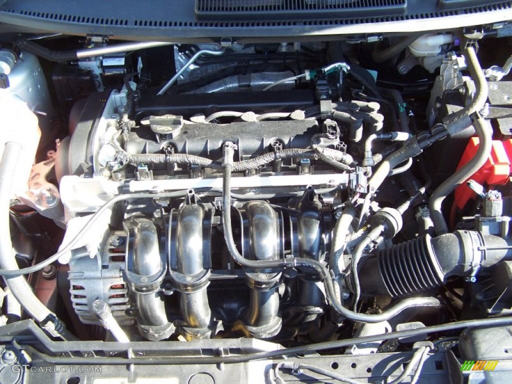 2011 Ford Fiesta SE Sedan 1.6 Liter DOHC 16-Valve Ti-VCT Duratec 4 Cylinder Engine Photo #58315649