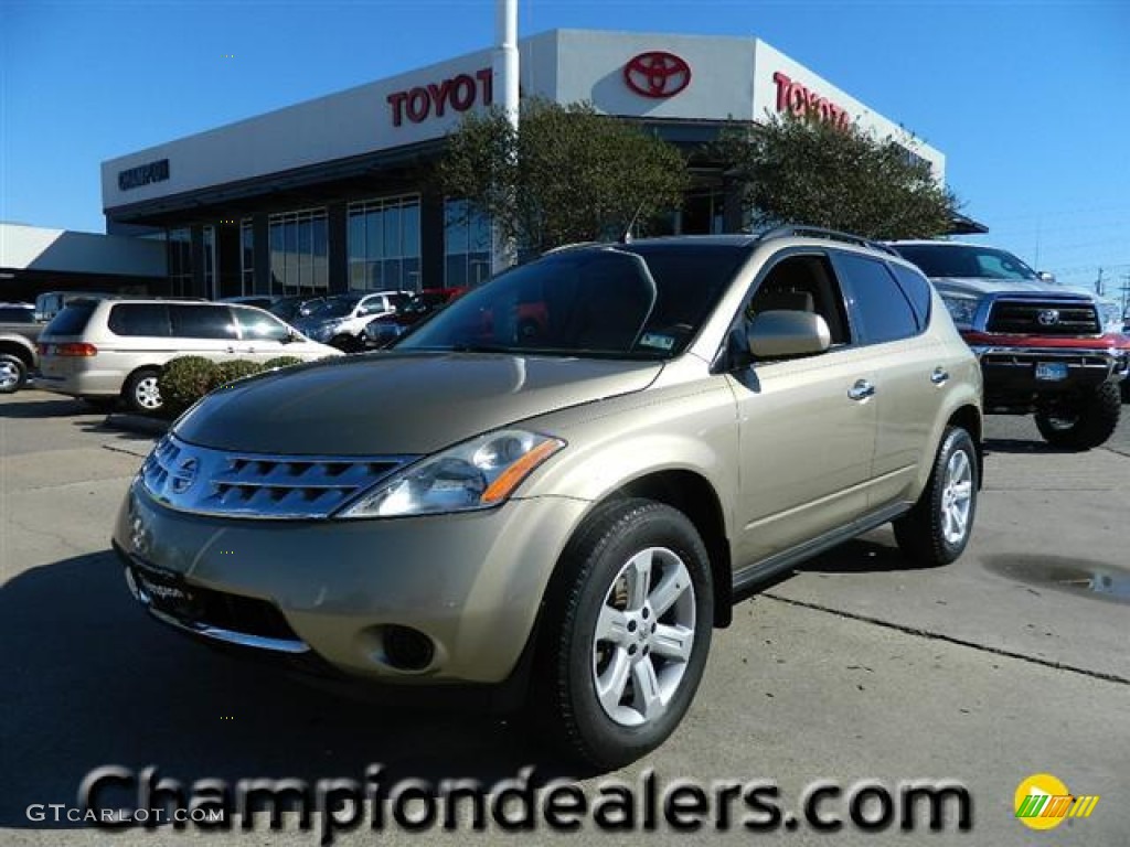 2007 Murano SL AWD - Chardonnay Metallic / Cafe Latte photo #1