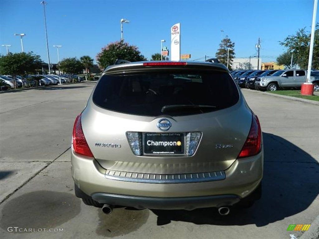 2007 Murano SL AWD - Chardonnay Metallic / Cafe Latte photo #7