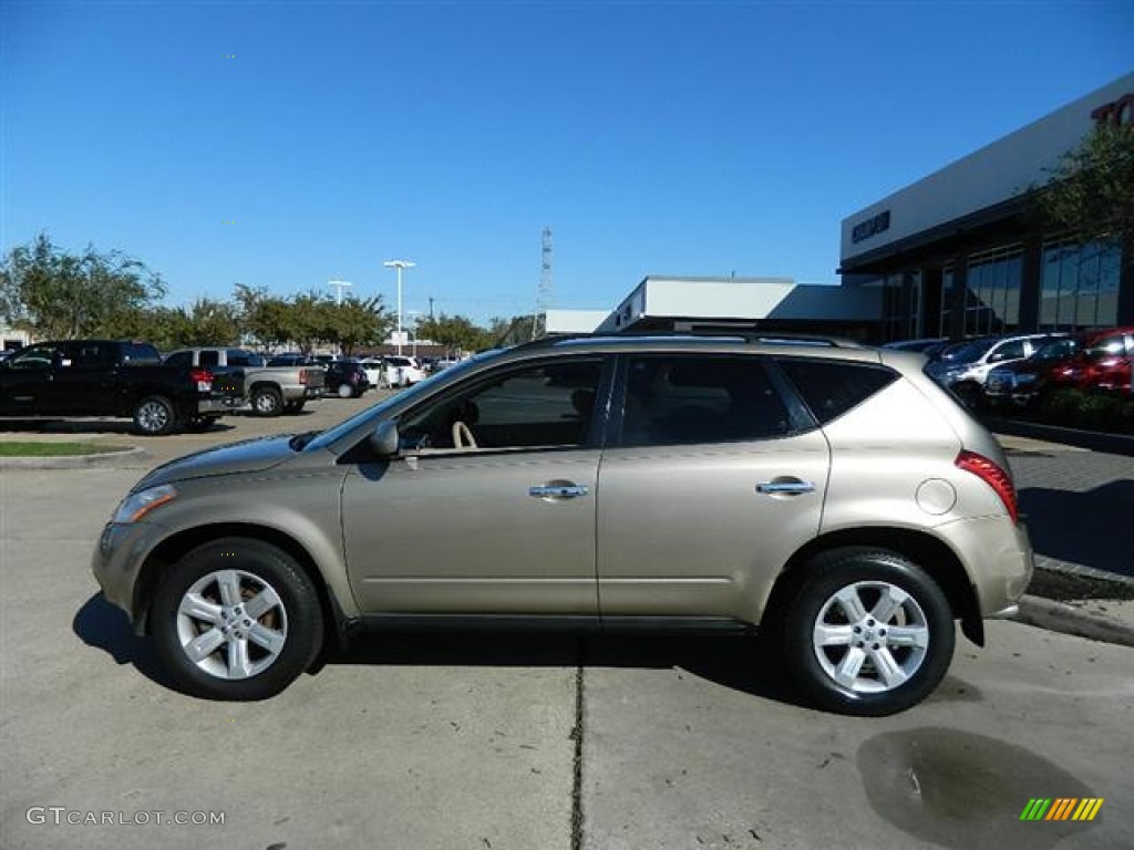 2007 Murano SL AWD - Chardonnay Metallic / Cafe Latte photo #9