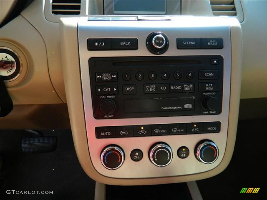 2007 Murano SL AWD - Chardonnay Metallic / Cafe Latte photo #21
