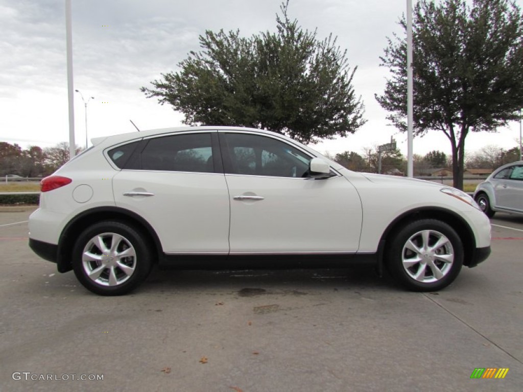 Moonlight White 2010 Infiniti EX 35 AWD Exterior Photo #58316646