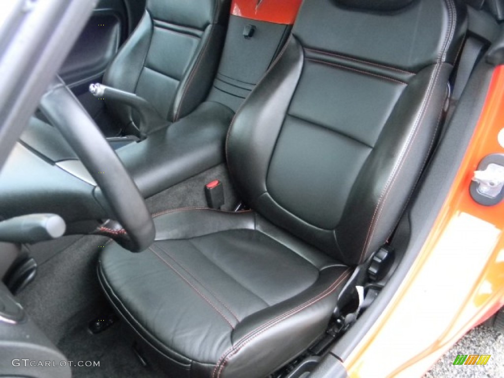 Ebony/Red Stitching Interior 2009 Pontiac Solstice Street Edition Roadster Photo #58317459