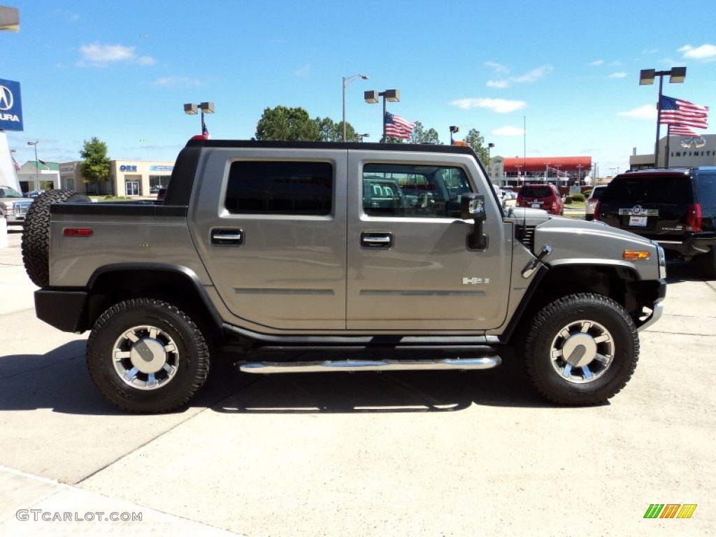 Graystone Metallic 2008 Hummer H2 SUT Exterior Photo #58317738