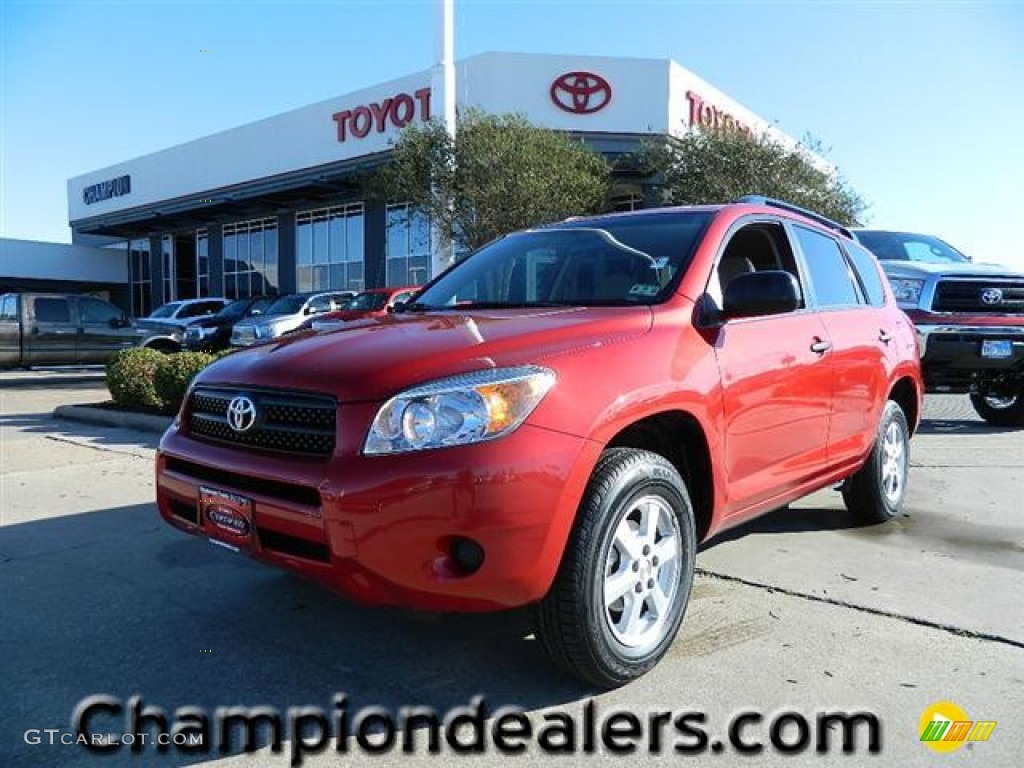 2007 RAV4 I4 - Barcelona Red Pearl / Ash Gray photo #1