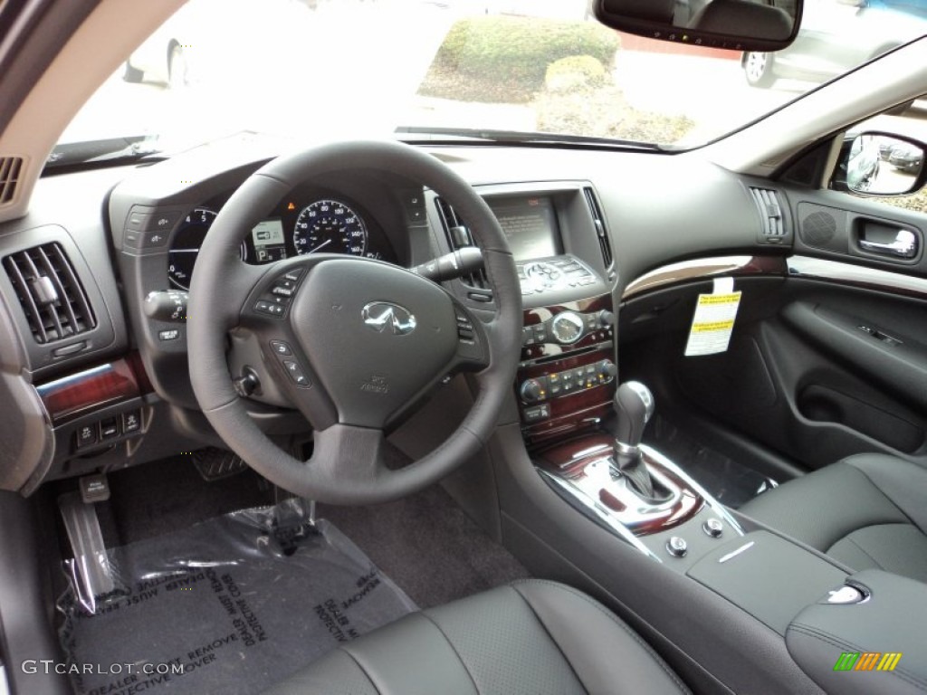 Graphite Interior 2012 Infiniti G 37 Journey Sedan Photo #58319913