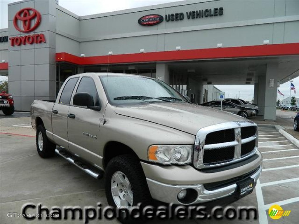 2005 Ram 1500 SLT Quad Cab - Light Almond Pearl / Taupe photo #1