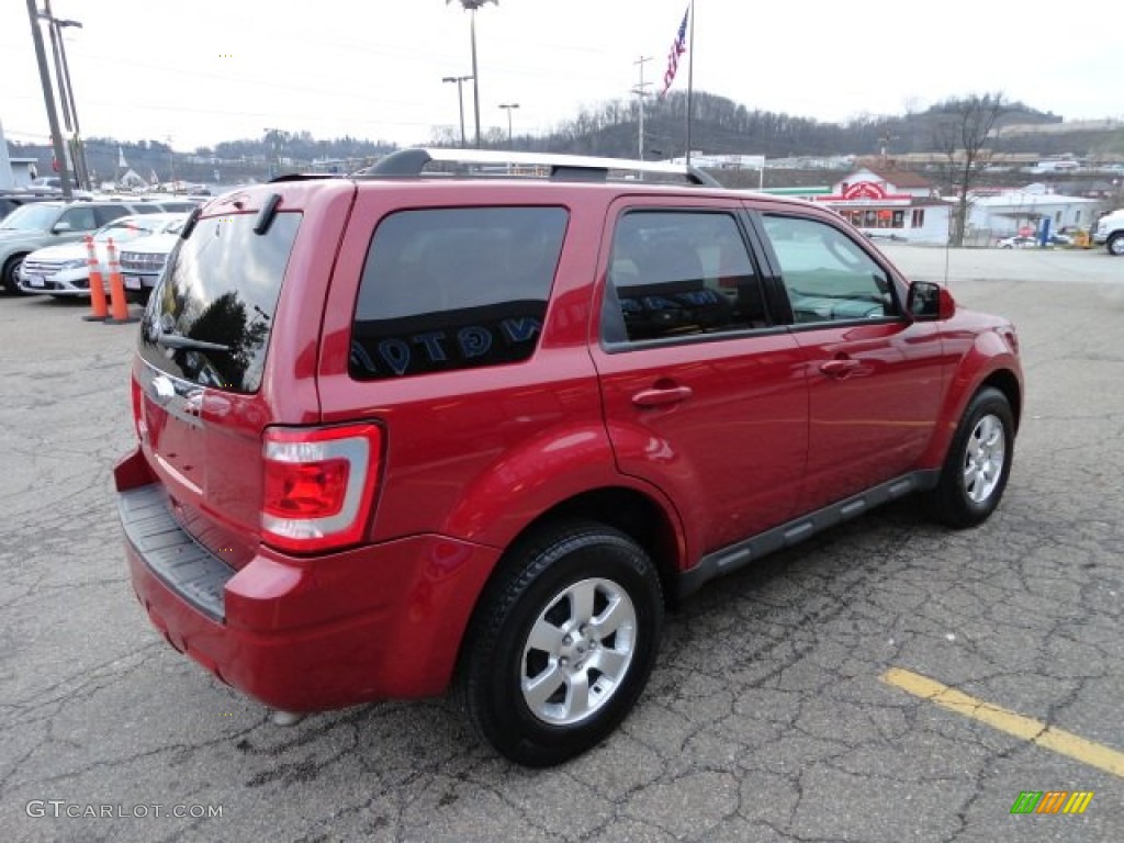 2010 Escape Limited 4WD - Sangria Red Metallic / Charcoal Black photo #4