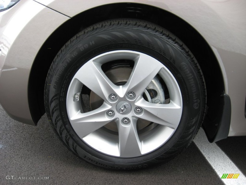 2012 Elantra GLS - Desert Bronze / Beige photo #10