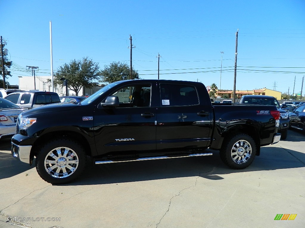 2012 Tundra TSS CrewMax 4x4 - Black / Black photo #8