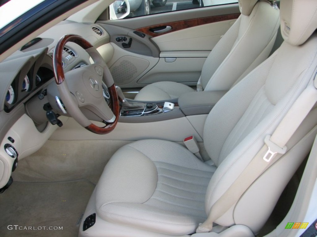 Stone Interior 2011 Mercedes-Benz SL 550 Roadster Photo #58324081