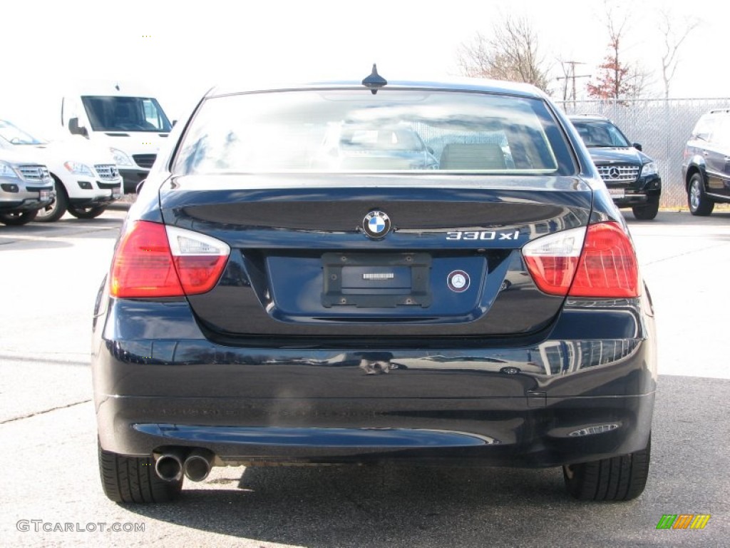 2006 3 Series 330xi Sedan - Monaco Blue Metallic / Beige photo #4