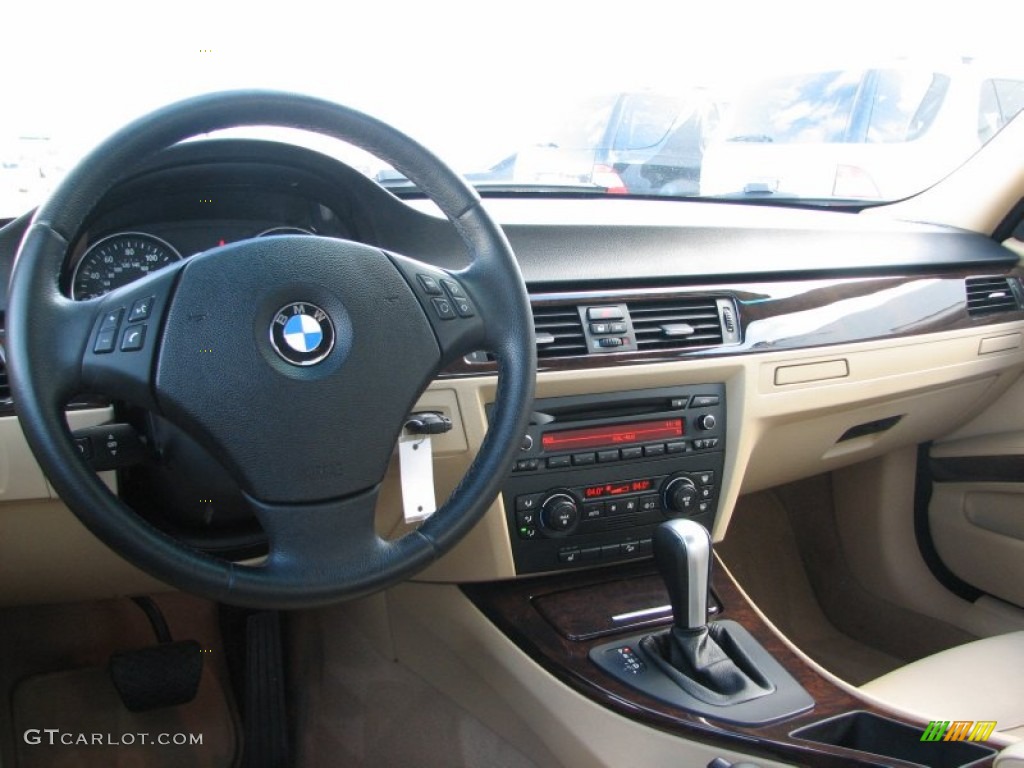 2006 BMW 3 Series 330xi Sedan Beige Dashboard Photo #58324383