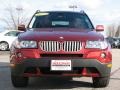 2009 Vermillion Red Metallic BMW X3 xDrive30i  photo #2
