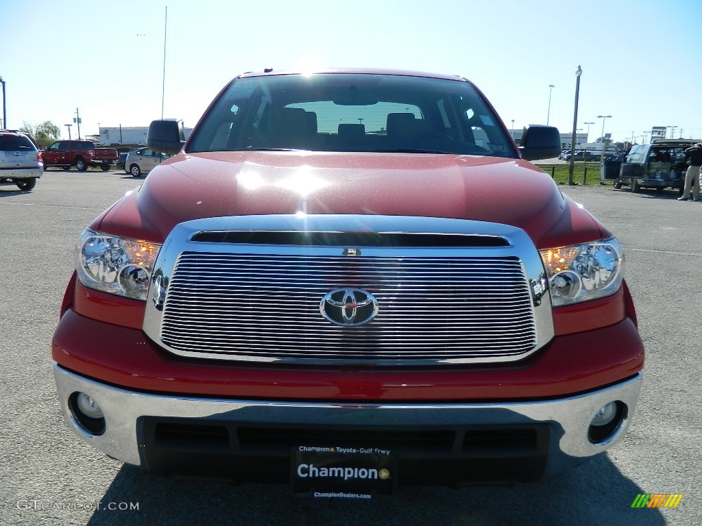 2012 Tundra Texas Edition CrewMax - Radiant Red / Sand Beige photo #2