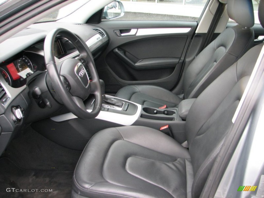 Black Interior 2009 Audi A4 2.0T quattro Sedan Photo #58324907