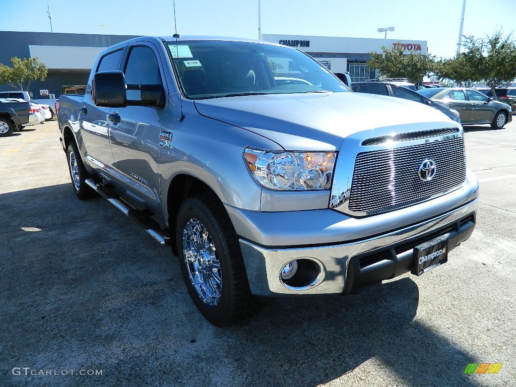 2012 Tundra Texas Edition CrewMax - Silver Sky Metallic / Graphite photo #3