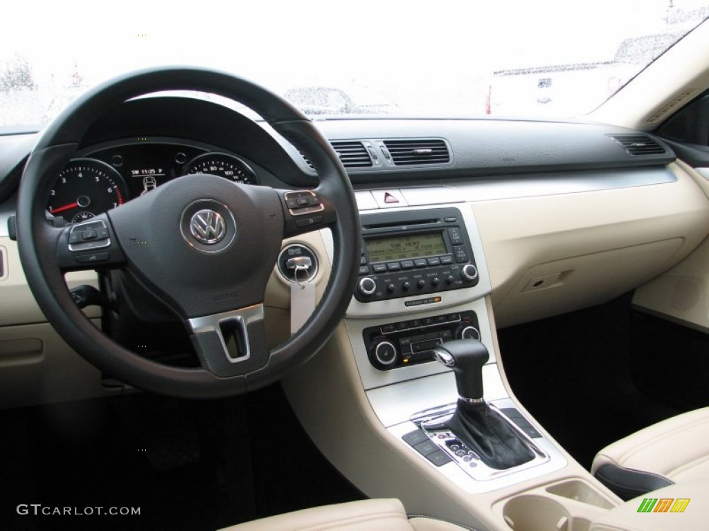 2009 Volkswagen CC VR6 4Motion Cornsilk Beige Two-Tone Dashboard Photo #58325331
