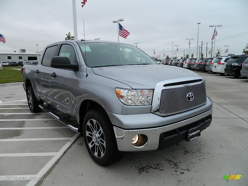 2012 Tundra Texas Edition CrewMax - Silver Sky Metallic / Graphite photo #3