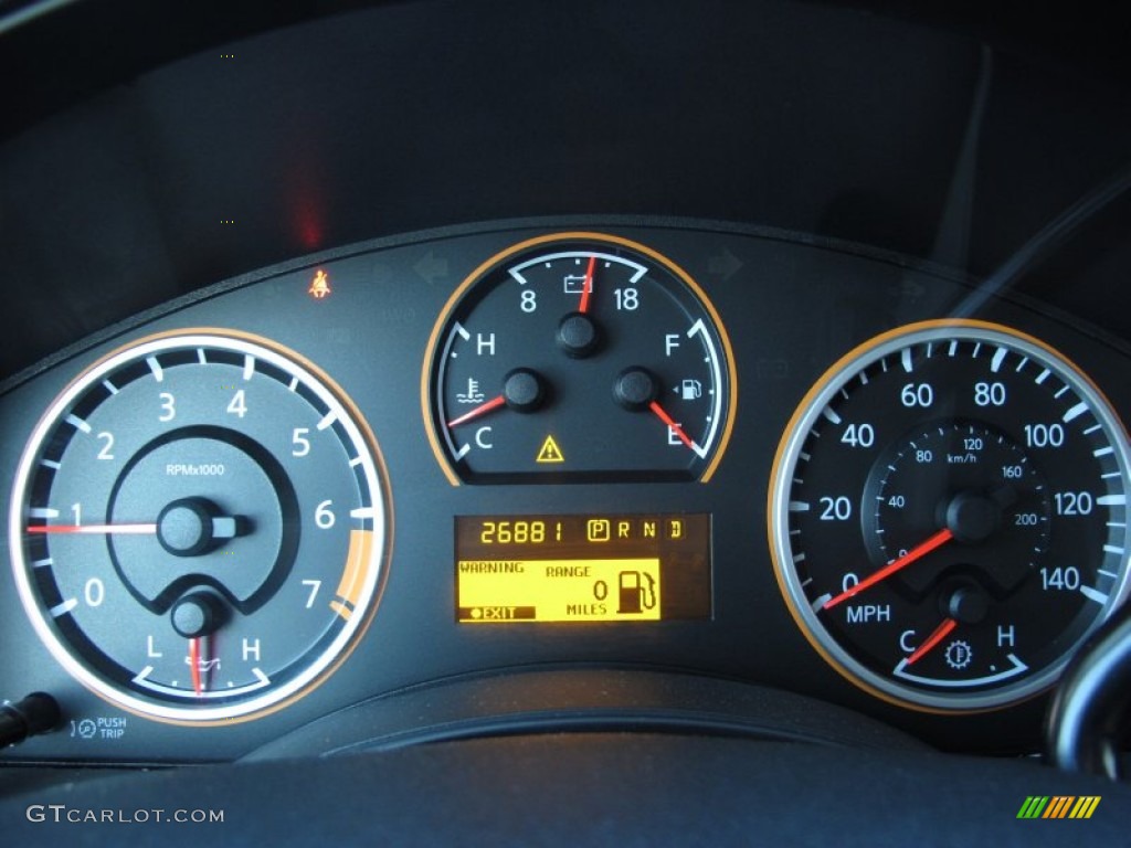 2009 Nissan Titan SE Crew Cab Gauges Photo #58325943