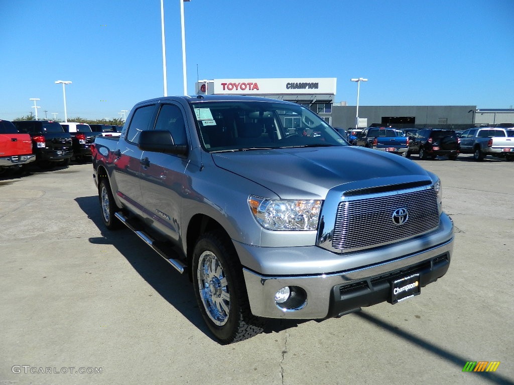 2012 Tundra Texas Edition CrewMax - Silver Sky Metallic / Graphite photo #1