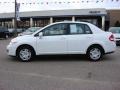 2011 Fresh Powder White Nissan Versa 1.8 S Sedan  photo #3