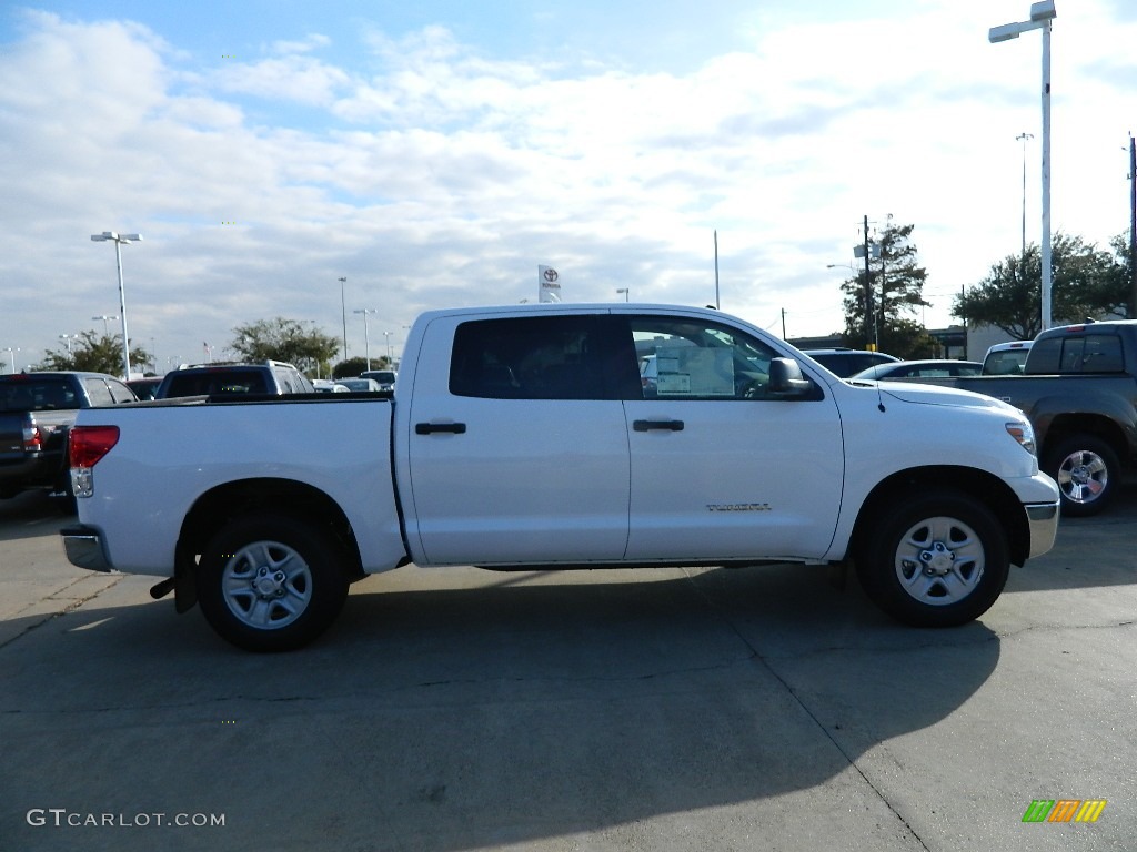 2012 Tundra CrewMax - Super White / Graphite photo #4