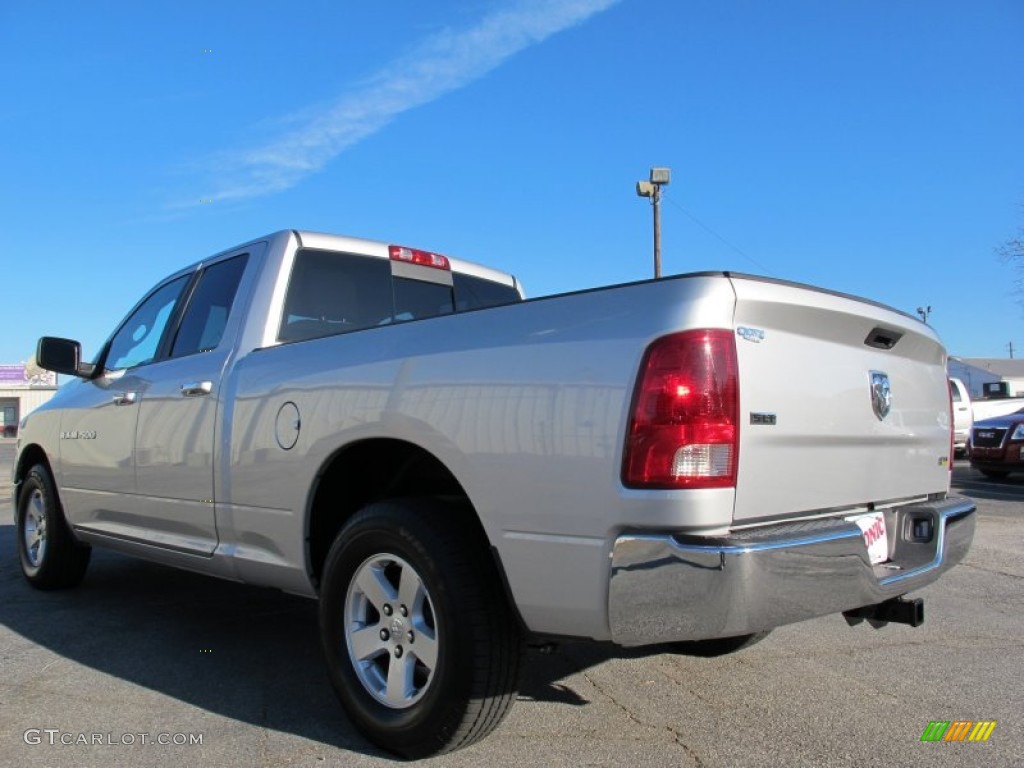 2011 Ram 1500 SLT Quad Cab - Bright Silver Metallic / Dark Slate Gray/Medium Graystone photo #5