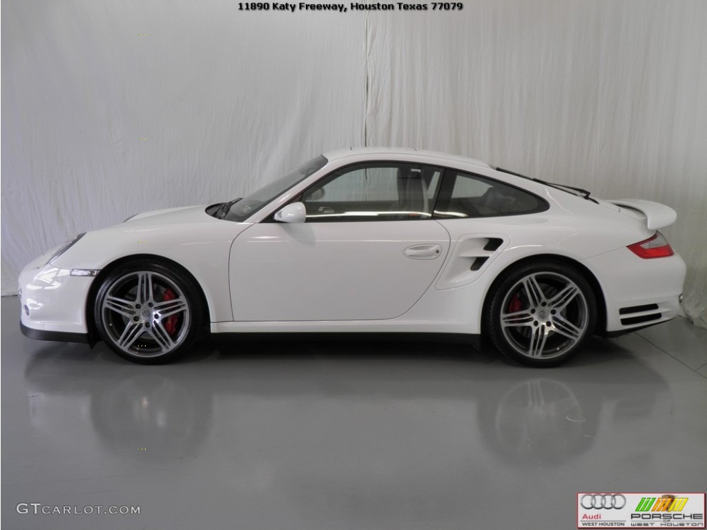 2007 911 Turbo Coupe - Carrara White / Black photo #5