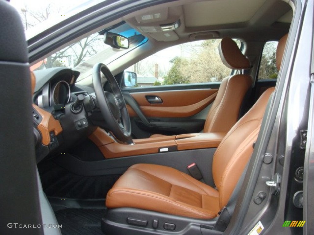 Umber Interior 2010 Acura ZDX AWD Technology Photo #58328362